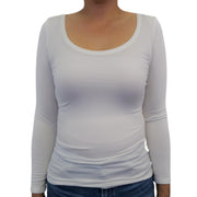 Warm-Ons Round Neck 3/4 Sleeve