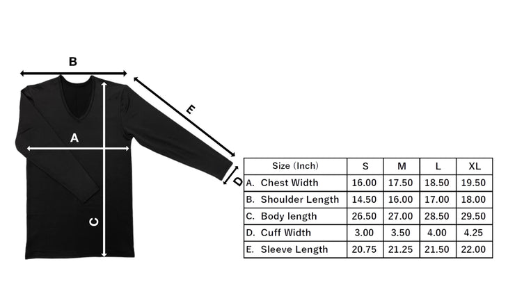 Warm-Ons V Neck Tee Long Sleeve